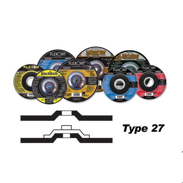 Flexovit DEPRESSED CENTER COMBINATION WHEEL A2730 | Zoro
